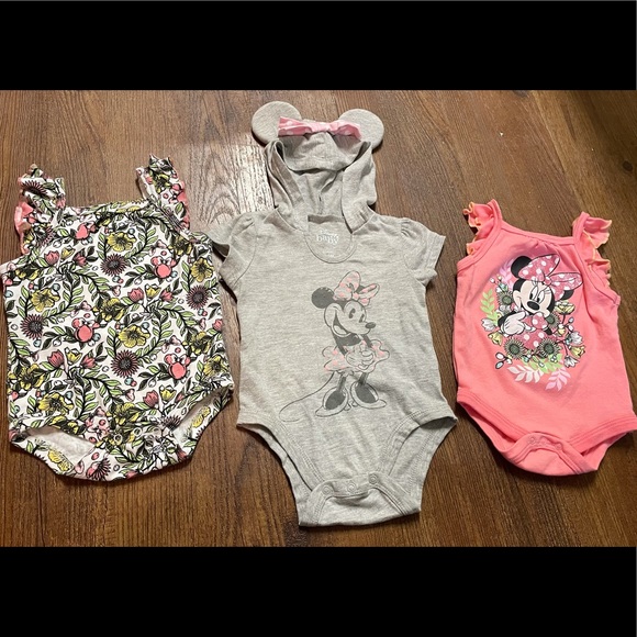 Three Disney Onesies